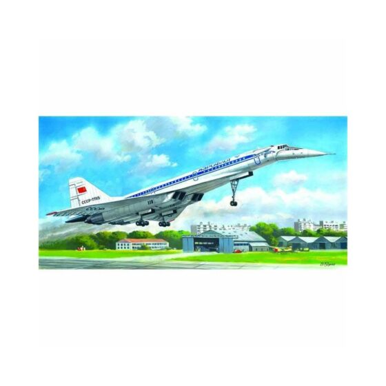 1/144 Tupolev-144 D Soviet Supersonic Aircraft ICM 14402 1/144 Tupolev-144 D Soviet Supersonic Aircraft ICM 14402