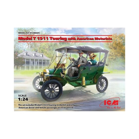 1/24 Model T 1911 Touring w/ American Motorists ICM 24025 1/24 Model T 1911 Touring w/ American Motorists ICM 24025
