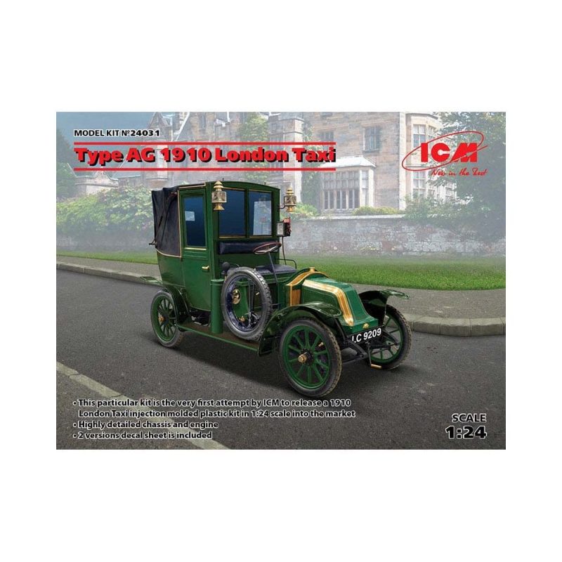 1/24 Type AG 1910 London Taxi ICM 24031 1/24 Type AG 1910 London Taxi ICM 24031