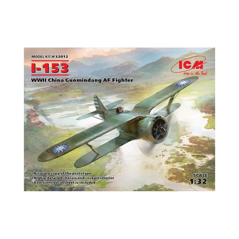 1/32 I-153 China Guomindang AF Fighter ICM 32012