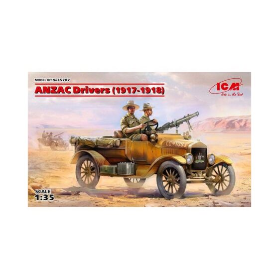 1/35 ANZAC Drivers (1917-1918) 2 Figs ICM 35707 1/35 ANZAC Drivers (1917-1918) 2 Figs ICM 35707