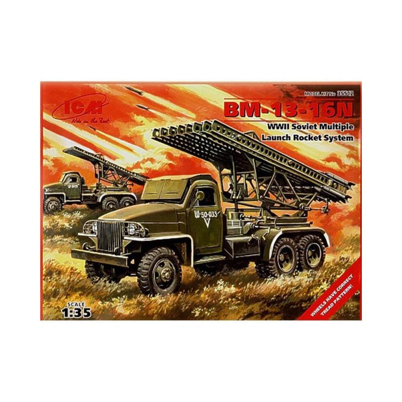 1/35 BM-13-16N WWII Multiple Launch Rocket Systm ICM 35512