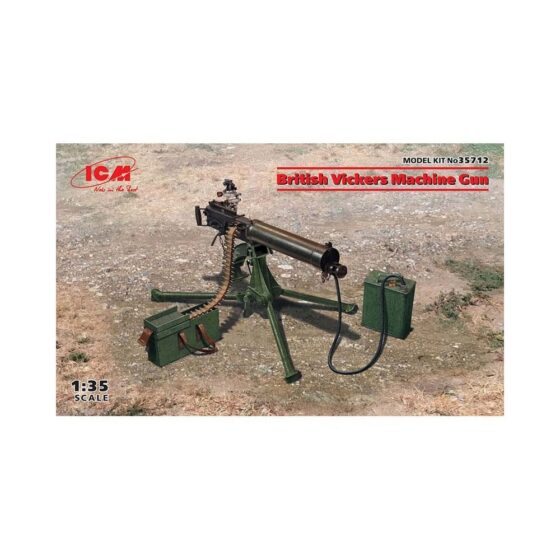 1/35 British Vickers Machine Gun (100% new molds) ICM 35712 1/35 British Vickers Machine Gun (100% new molds) ICM 35712
