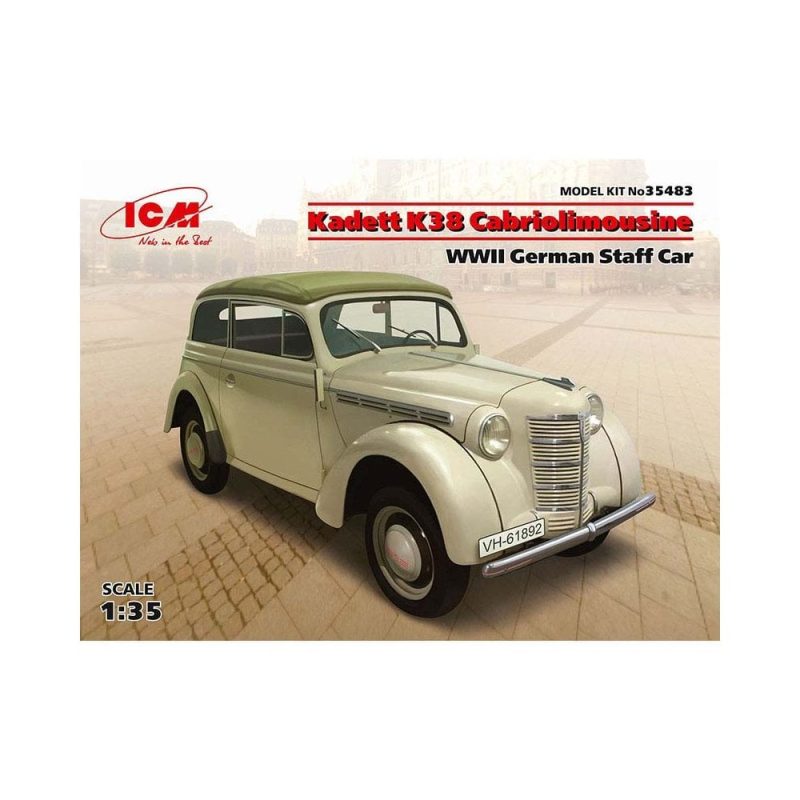 1/35 Kadett K38 Cabriolimousine Staff Car ICM 35483 1/35 Kadett K38 Cabriolimousine Staff Car ICM 35483