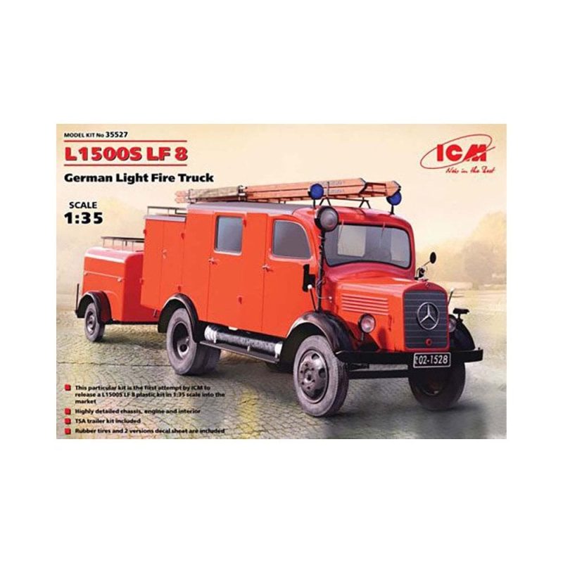 1/35 L1500S LF 8 German Light Fire Truck ICM 35527