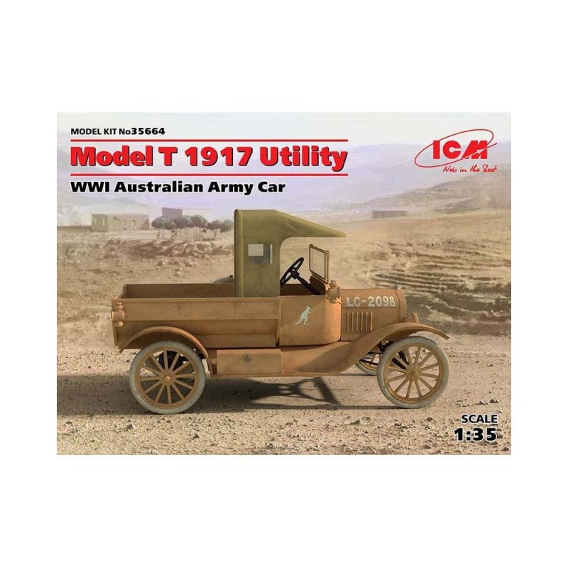 1/35 Model T 1917 Utility WWI Aus. Army Car ICM 35664