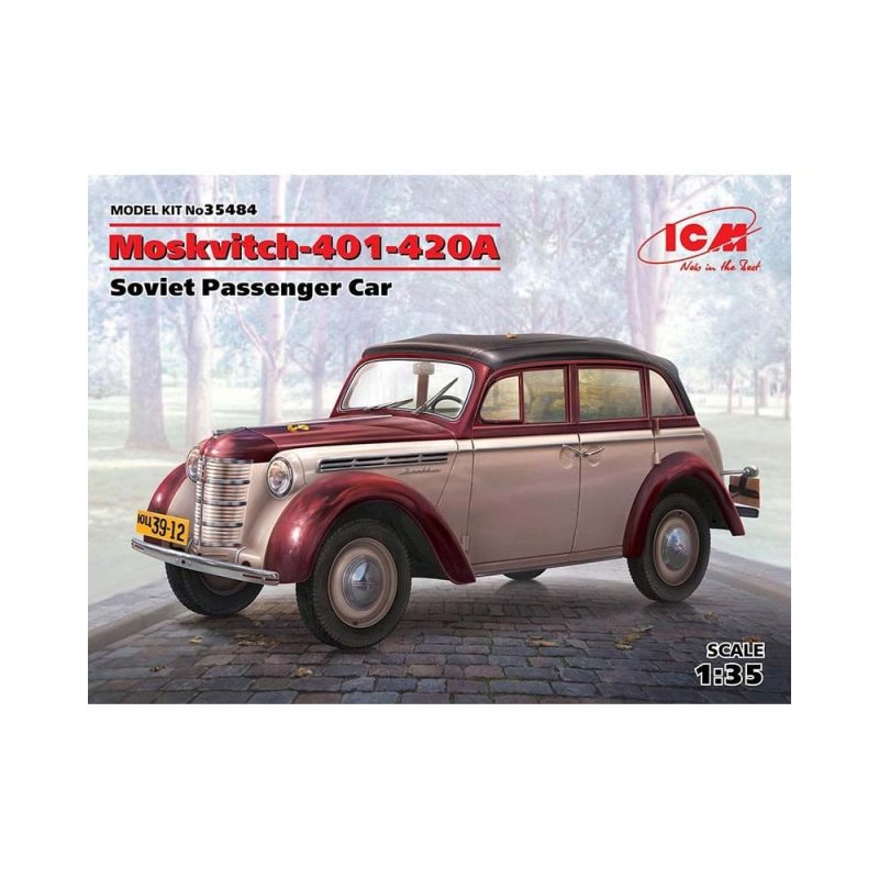 1/35 Moskvitch-401-420A Soviet Passenger Car ICM 35484