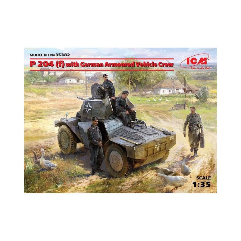 1/35 P 204 (f) with German Armoured Vehicle Crew ICM 35382 1/35 P 204 (f) with German Armoured Vehicle Crew ICM 35382