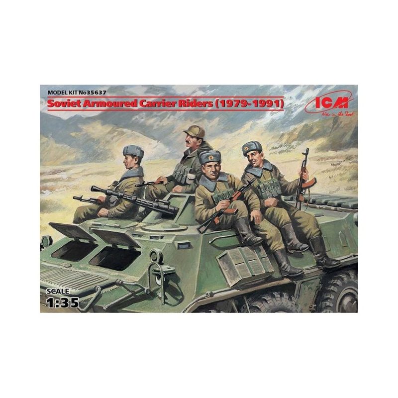 1/35 Soviet Armored Carrier Riders (79-91) 4 Figs ICM 35637