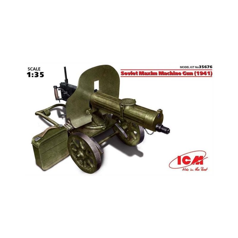1/35 Soviet Maxim Machine Gun (1941) ICM 35676
