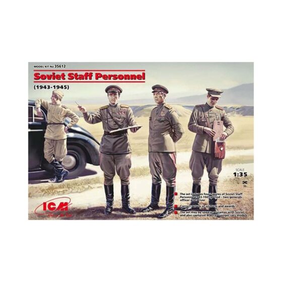 1/35 Soviet Staff Personnel (1943-1945) 4 Figs ICM 35612