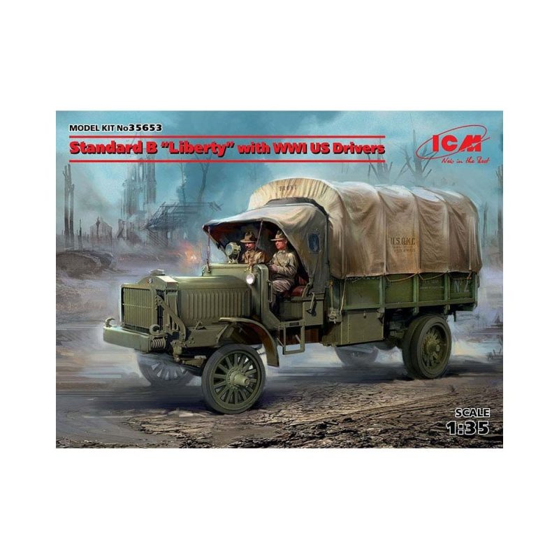 1/35 Standard B Liberty with WWI US Drivers ICM 35653