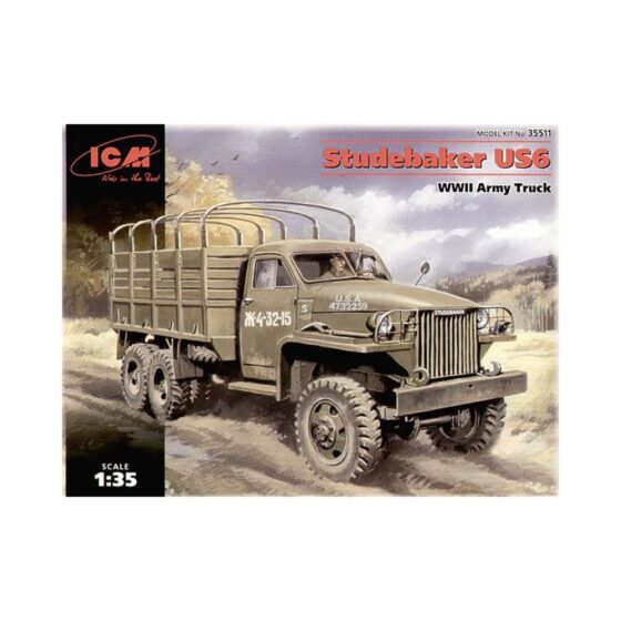 1/35 Studebaker US6 WWII Army Truck ICM 35511 1/35 Studebaker US6 WWII Army Truck ICM 35511