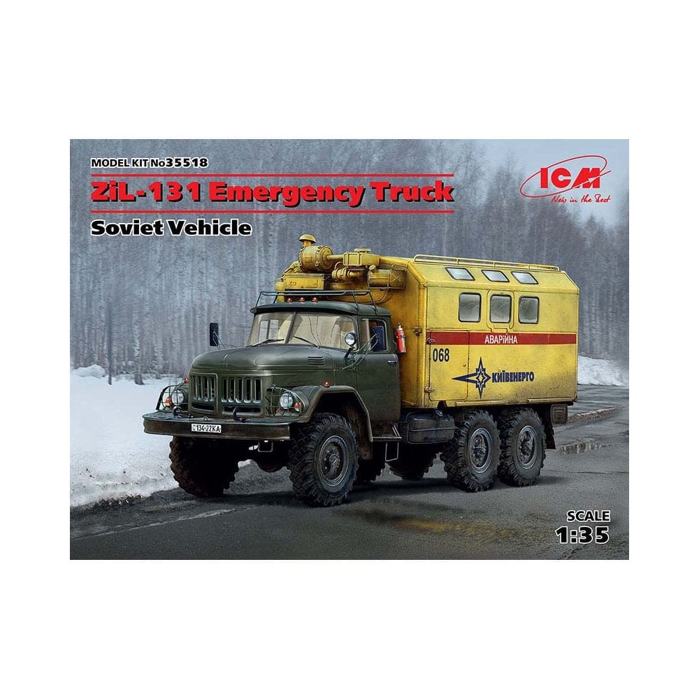 1/35 ZiL-131 Emergency Soviet Vehicle ICM 35518 1/35 ZiL-131 Emergency Soviet Vehicle ICM 35518