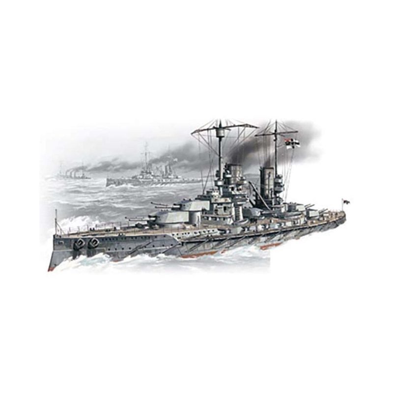 1/350 Grouer Kurf rst WWI German Battleship ICM S002