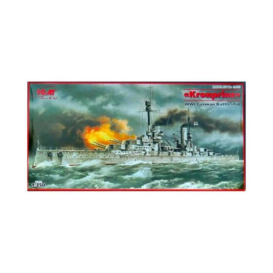 1/350 Kronprinz WWI German Battleship ICM S003 1/350 Kronprinz WWI German Battleship ICM S003
