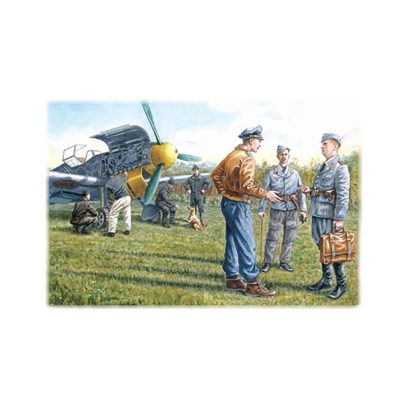 1/48 German Luftwaffe Ground Personnel (1939-1945) ICM 48085 1/48 German Luftwaffe Ground Personnel (1939-1945) ICM 48085