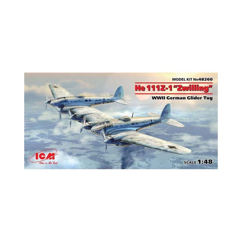 1/48 He 111Z-1 Zwilling WWII Glider Tug ICM 48260