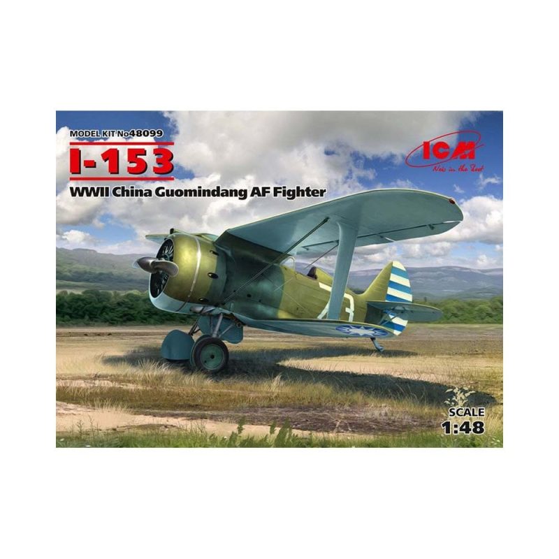 1/48 I-153 WWII China Guomindang AF Fighter ICM 48099
