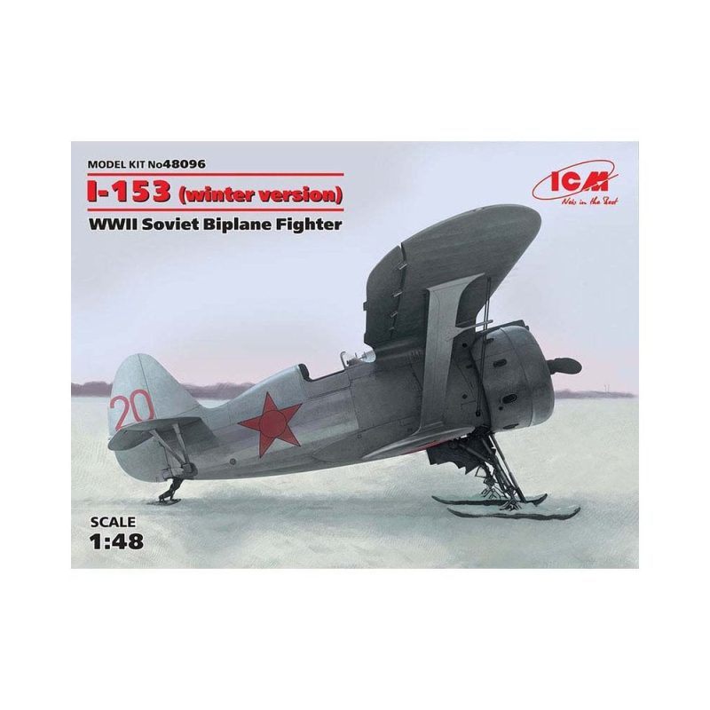 1/48 I-153 WWII Soviet Biplane Fighter) ICM 48096