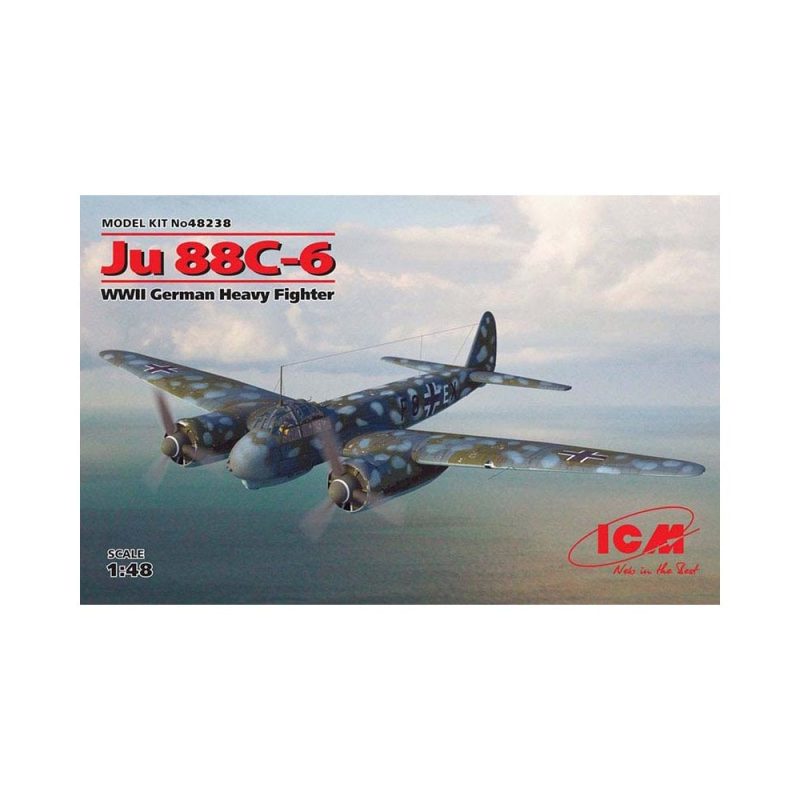 1/48 Ju 88?-6 WWII German Heavy Fighter ICM 48238