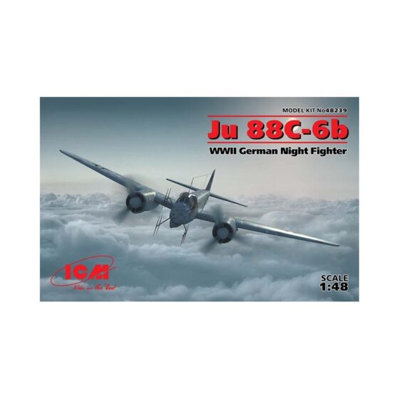 1/48 Ju 88?-6b WWII German Night Fighter ICM 48239 1/48 Ju 88?-6b WWII German Night Fighter ICM 48239