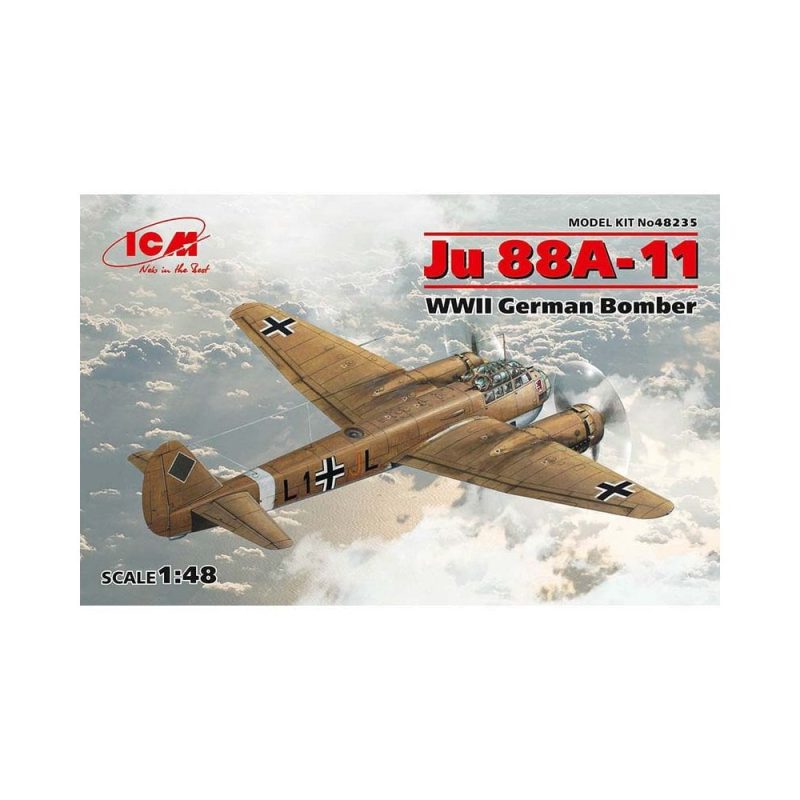 1/48 Ju 88A-11 WWII German Bomber ICM 48235 1/48 Ju 88A-11 WWII German Bomber ICM 48235