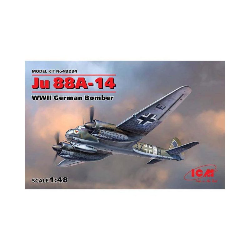 1/48 Ju 88A-14 WWII German Bomber ICM 48234