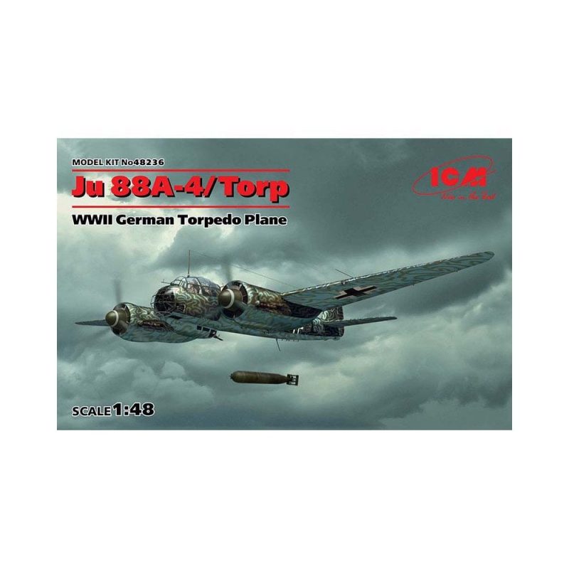 1/48 Ju 88A-4 Torp/A-17 WWII German Torpedo Plane ICM 48236