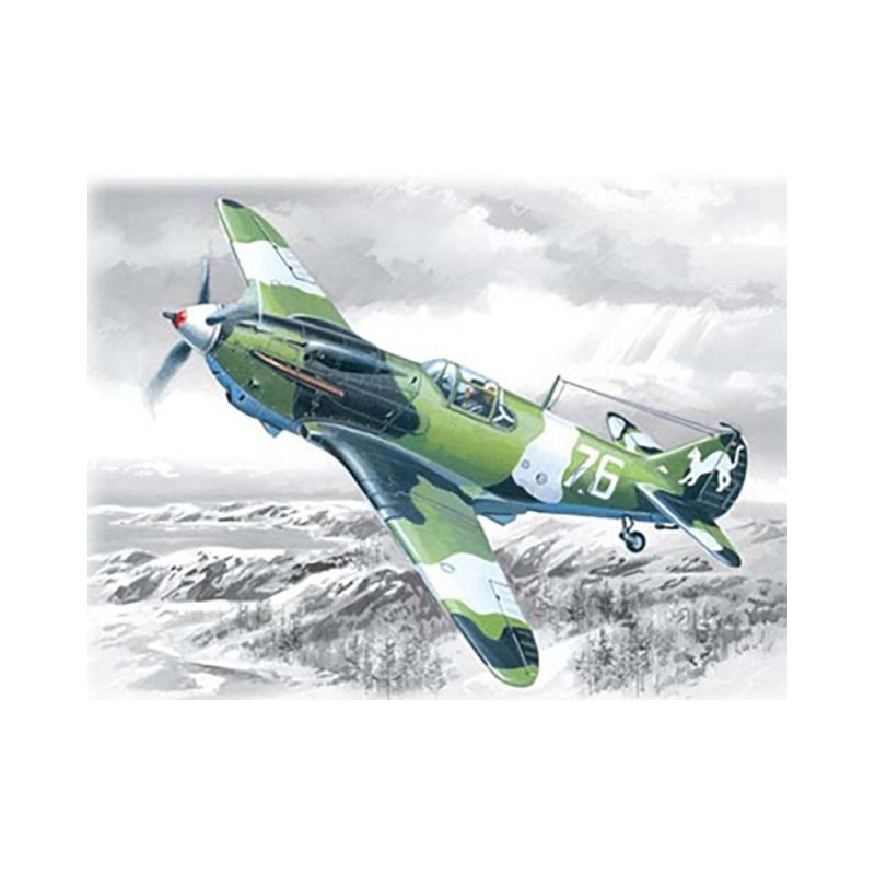 1/48 LaGG-3 series 1-4 WWII Soviet Fighter ICM 48091