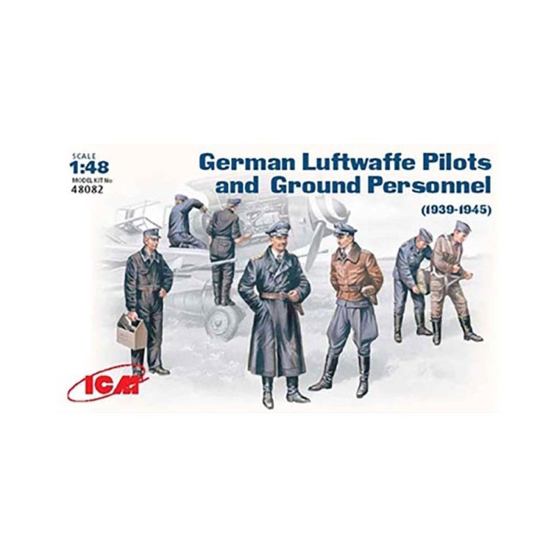 1/48 Luftwaffe Pilots & Ground Personnel (1939-1945) ICM 48082