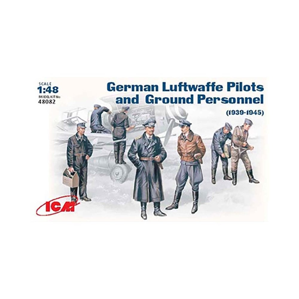 1/48 Luftwaffe Pilots & Ground Personnel (1939-1945) ICM 48082 1/48 Luftwaffe Pilots & Ground Personnel (1939-1945) ICM 48082