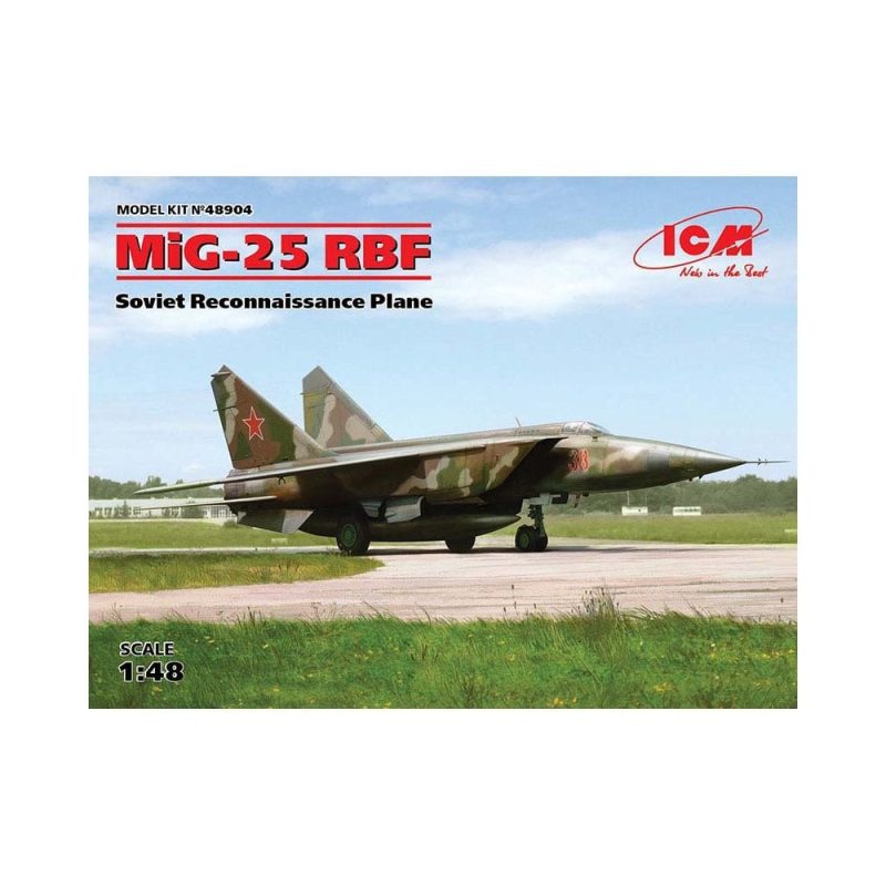1/48 MiG-25 RBF Soviet Reconnaissance Plane ICM 48904
