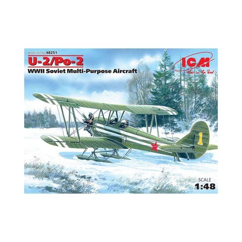 1/48 U-2/Po-2 WWII Multi-Purpose Aircraft ICM 48251