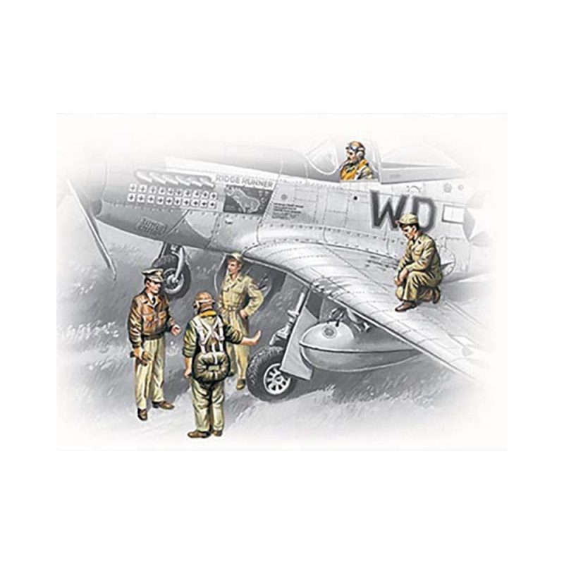 1/48 USAAF Pilots & Ground Personnel (1941-1945) ICM 48083