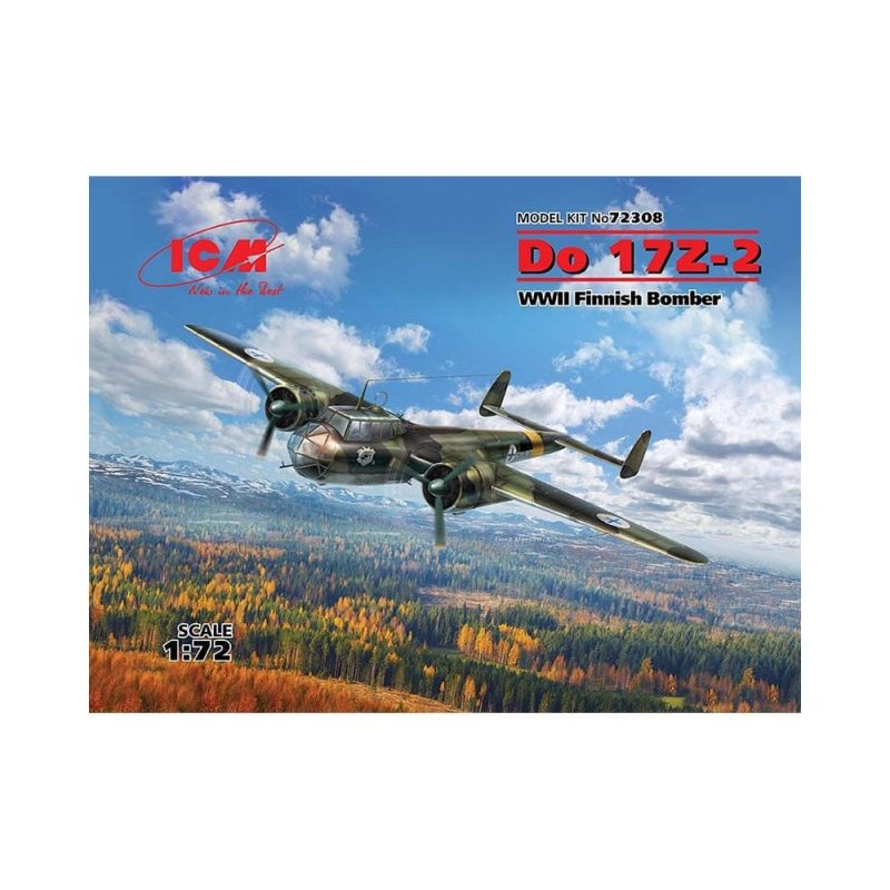 1/72 Do 17Z-2 WWII Finnish Bomber ICM 72308