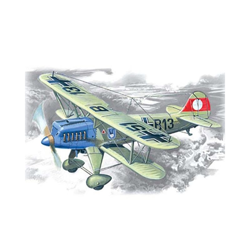 1/72 Heinkel He 51A-1 German Biplane Fighter ICM 72193