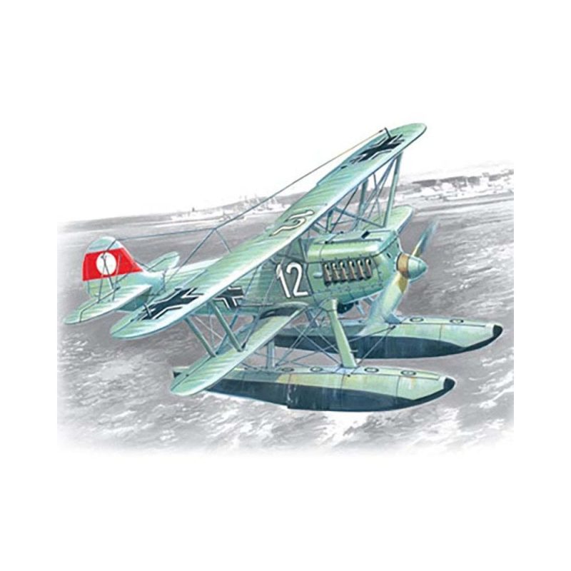 1/72 Heinkel He 51B-2 German Floatplane Fighter ICM 72192