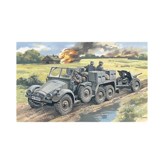 1/72 Krupp L2H143 Kfz. 69 W/Pak 36 Artill' Tractor ICM 72461 1/72 Krupp L2H143 Kfz. 69 W/Pak 36 Artill' Tractor ICM 72461