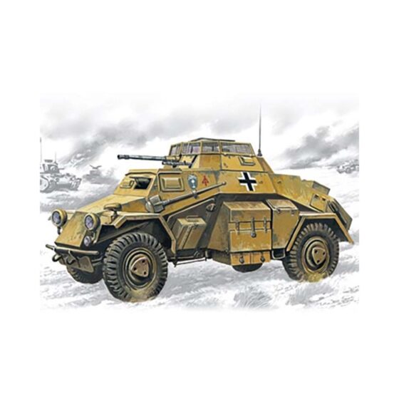 1/72 Sd.Kfz.222 German Light Armoured Vehicle ICM 72411 1/72 Sd.Kfz.222 German Light Armoured Vehicle ICM 72411