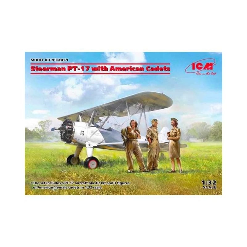 1/32 Stearman PT-17 with American Cadets ICM 32051