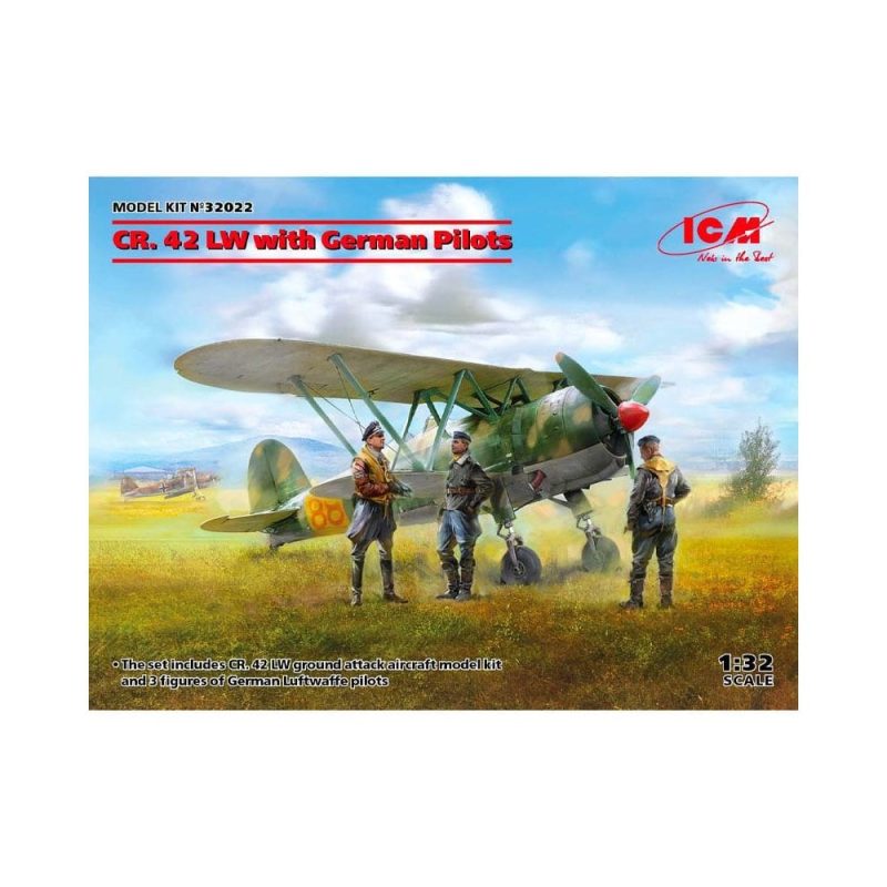 1/32 Fiat CR.42 LW with German Pilots ICM 32022