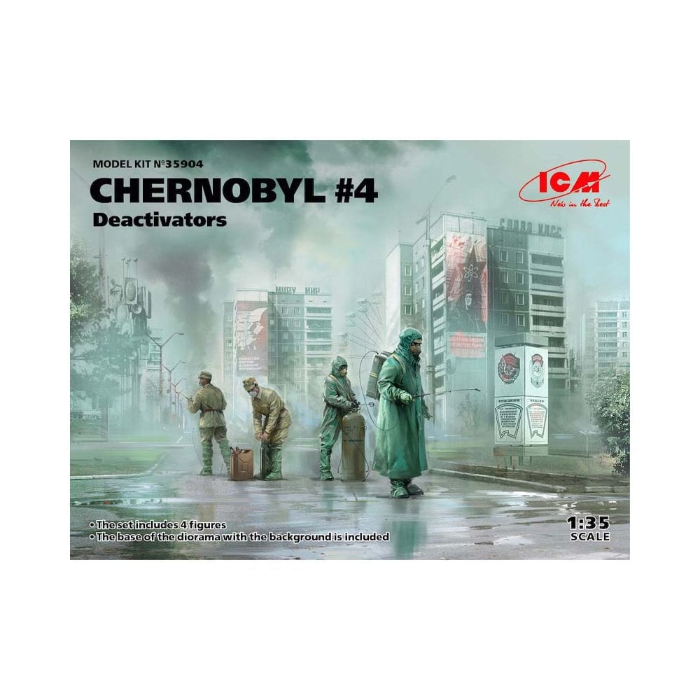 1/35 Chernobyl No.4 Deactivators ICM 35904 1/35 Chernobyl No.4 Deactivators ICM 35904
