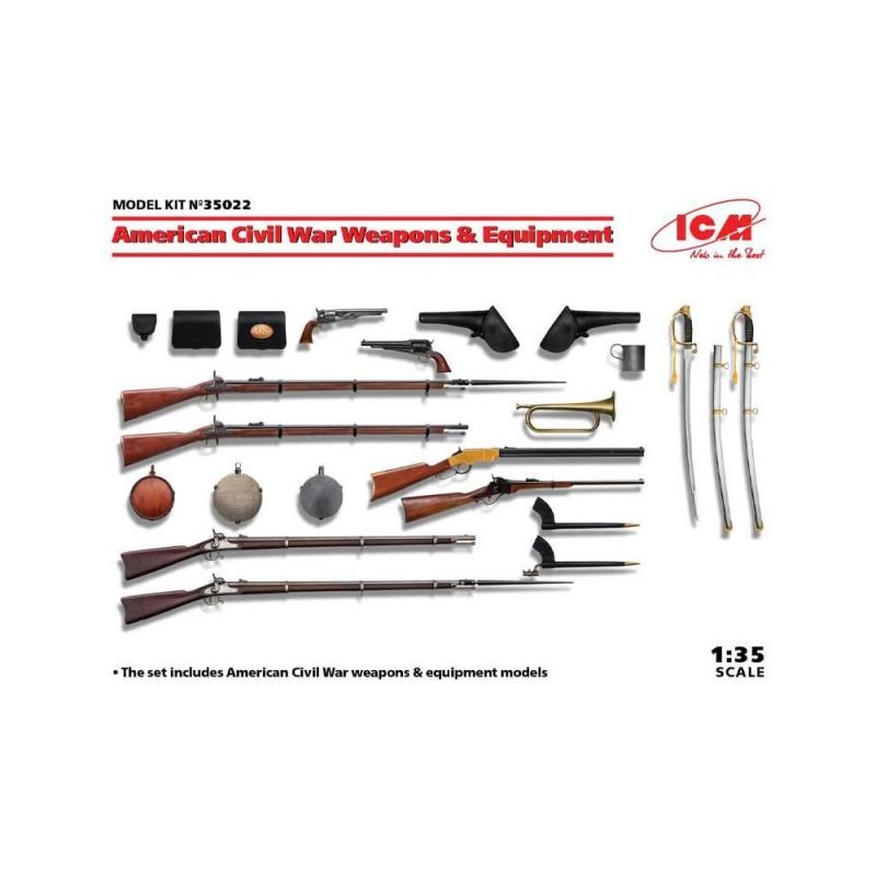 1/35 US Civil War Weapons & Equipment ICM 35022