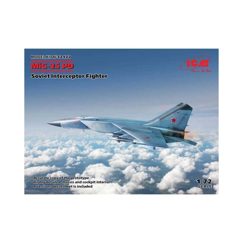 1/72 MiG-25 PD, Soviet Training Aircraft ICM 72177