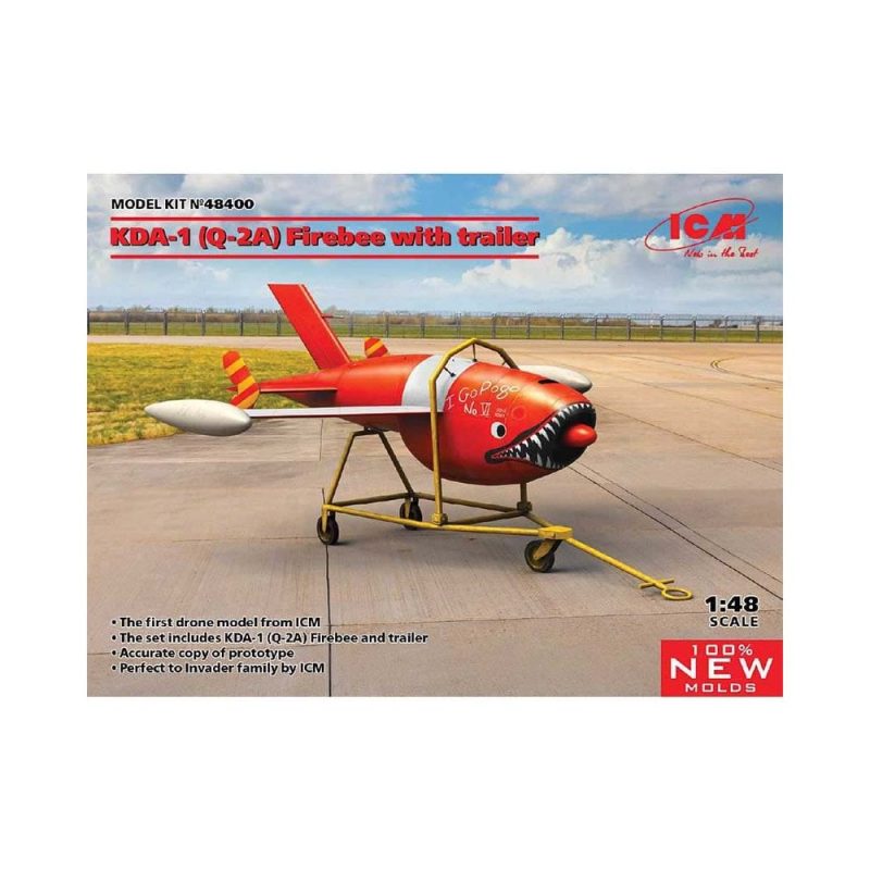 1/48 Q-2A (KDA-1) Firebee with Trailer ICM 48400