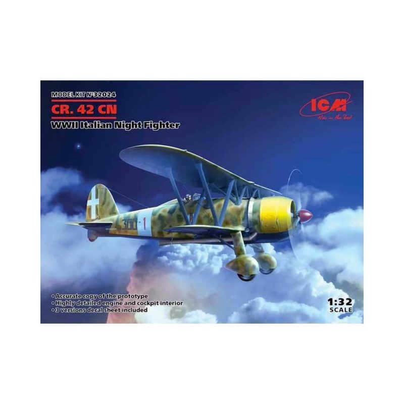 1/32 Fiat CR.42CN, WWII Italian Night Fighter ICM 32024