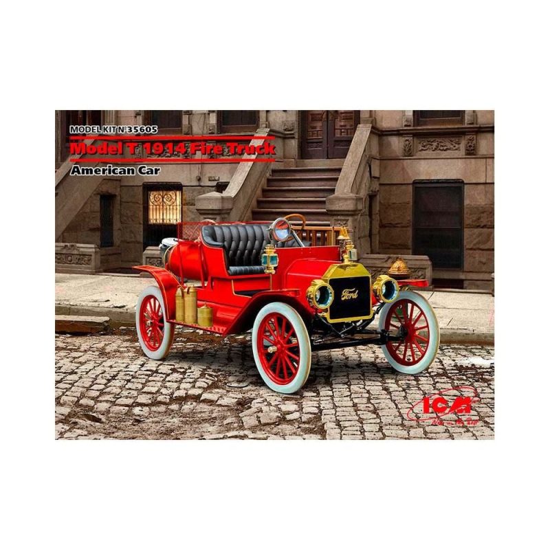 1/35 American Ford T 1914 Fire Truck ICM 35605