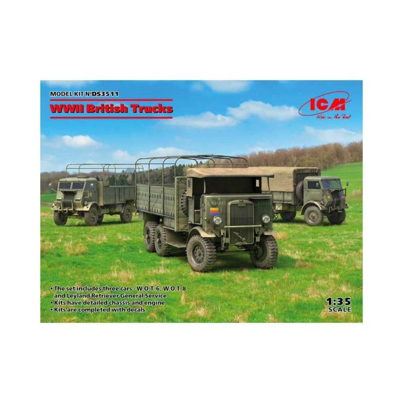 1/35 WWII British Trucks ICM DS3511