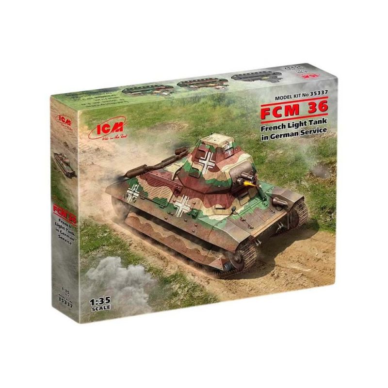 1/35 FCM 36 WWII French Light Tank in German Service ICM 35337
